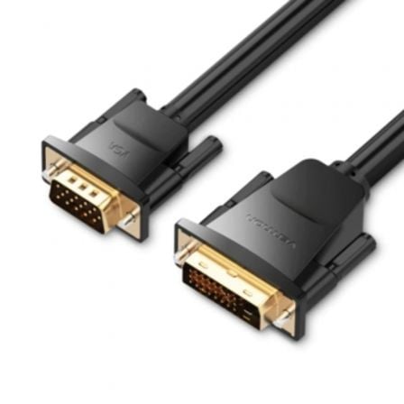 Cable Conversor Vention EABBF / DVI Macho - VGA Macho / 1m / Preto