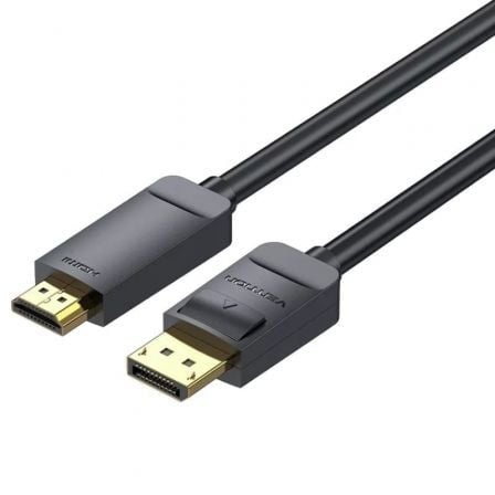 Cable Conversor Vention / DisplayPort Macho - HDMI 4K Macho / 5m / Preto / HAGBJ
