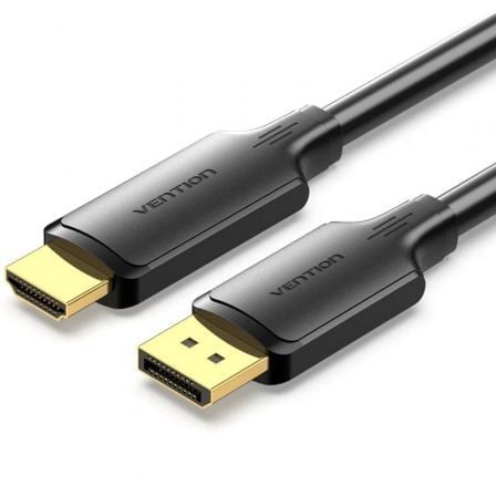Cable Conversor Vention HFOBJ/ DisplayPort Macho - HDMI Macho/ 5m/ Negro_0
