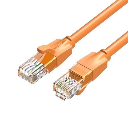 Cable de Red RJ45 UTP Vention IBEOH Cat.6/ 2m/ Naranja_0