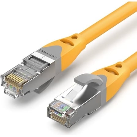 Cable de Red RJ45 SFTP Vention IBHYQ Cat.6A/ 20m/ Amarillo_0