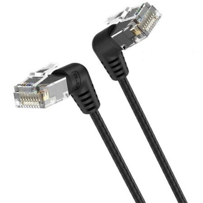Cable de Red RJ45 UTP Vention IBOBF Cat.6A/ 1m/ Cabeza Rotatoria 360º/ Negro_0