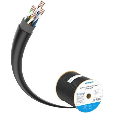 Bobina de Cable RJ45 UTP Vention IHLB305 Outdoor Patch Cat.6/ 305m/ Negro_0