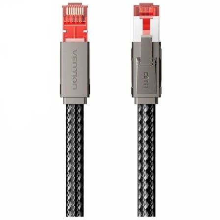 Cable de Red RJ45 SFTP Vention IKMHH Cat.8/ Gaming/ 2m/ Gris_0