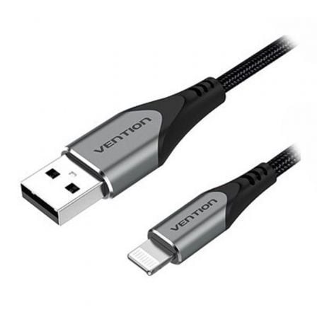 Cable USB 2.0 Vention / Gris / LABHF / 1m / 480Mbps / Até 12W