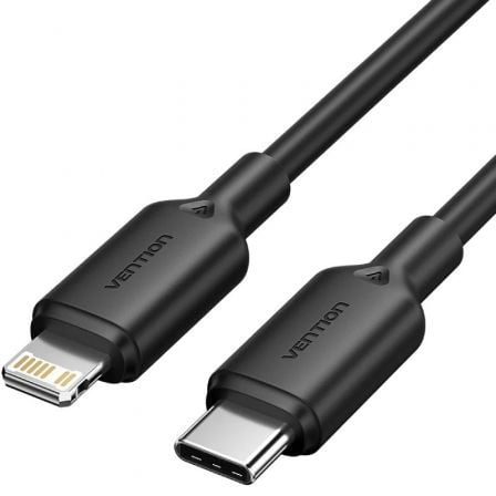 Cabo USB 2.0 Tipo-C Vention / 2m / Preto / LAKBH