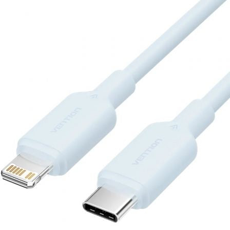 Cabo USB 2.0 Tipo-C Lightning Vention / Azul / LAKSF / 1m / Até 27W / 480Mbps