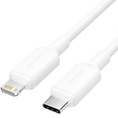 Cabo USB Tipo-C Vention / Branco / 1m / 27W / 480Mbps / LAKWF