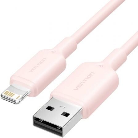 Cable USB 2.0 Vention / Lightning Macho / 1m / Rosa / VEN-CAB_LAMPF