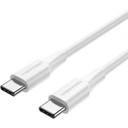 Cabo USB 2.0 Tipo-C Vention / Até 60W / 2m / Branco / TRCWH