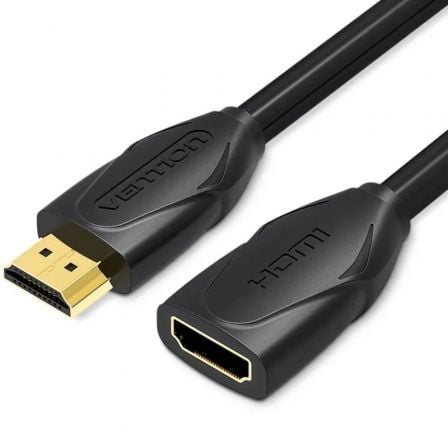 Cabo Alargador HDMI Vention / HDMI Macho - HDMI Fêmea / 1m / Preto / VAA-B06-B100