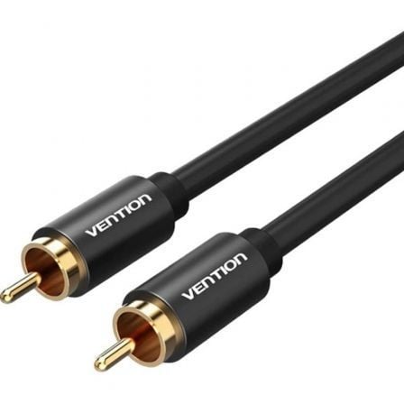 Cable Estéreo Vention VAB-R09-B100/ RCA Macho - RCA Macho/ 1m/ Negro_0