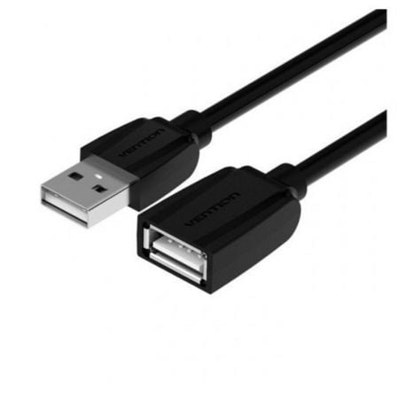 Cabo Alargador USB 2.0 Vention / 480Mbps / 2m / Preto / VAS-A44-B200
