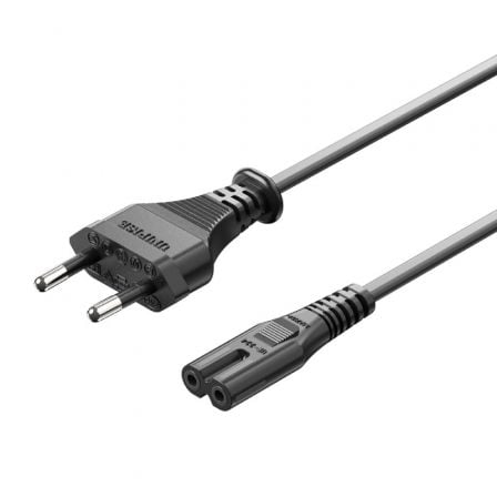 Cabo Alimentação Vention / Preto / 1.8m / CEE7/16 Macho - C7 Hembra / ZCLBAC