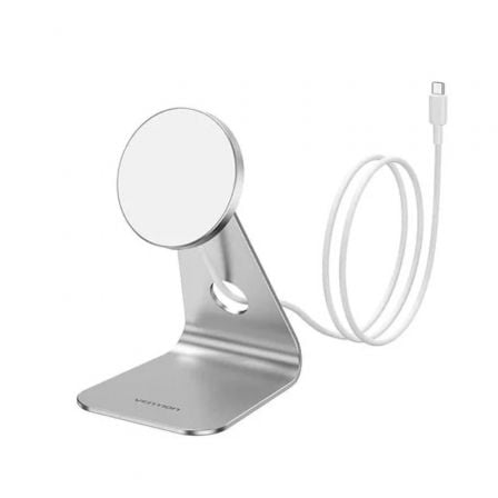 Base de carga Inalámbrica/ MagSafe Vention FGHIF/ 1m/ 15W/ Plateado_0