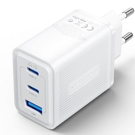 Cargador Gan de Pared Vention FERW0-EU/ 2xUSB Tipo-C/ 1xUSB/ 65W_0