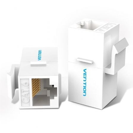 Conector RJ45 Vention / Cat6 UTP / 5 uds / Branco / IPGW0-5