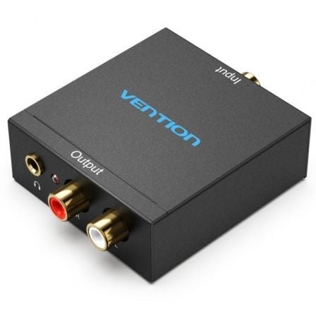 Convertidor de Audio Vention BDFB0-EU/ Entrada Toslink y RCA/ Salida 2x RCA_0
