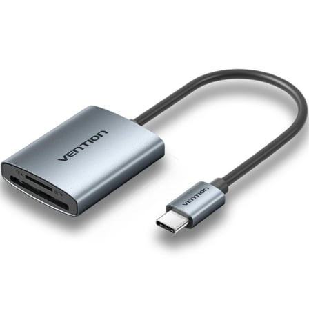 Lector de Tarjetas Externo Vention CLOHB/ USB Tipo-C_0