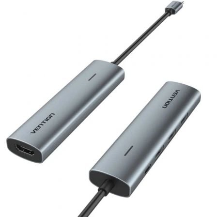 Docking USB Tipo-C Vention TGGHB/ 3xUSB/ 1xHDMI/ 1xUSB Tipo-C PD_0