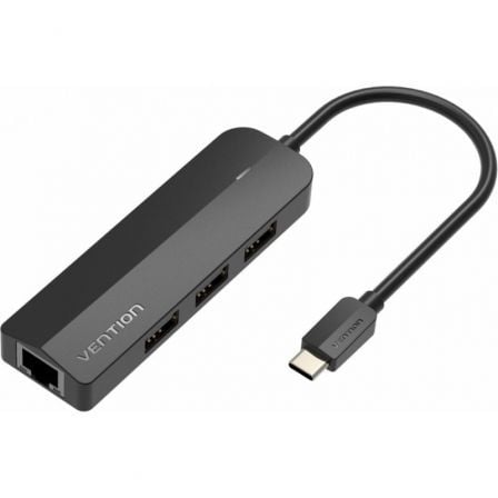 Docking USB Tipo-C Vention TGOBB/ 3xUSB/ 1xRJ45/ 1x Micro B PD/ Negro_0