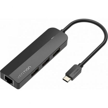 Docking USB Tipo-C Vention TGOBB/ 3xUSB/ 1xRJ45/ 1x Micro B PD/ Negro_0