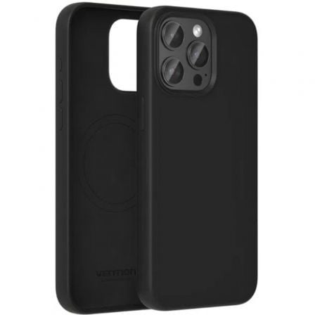 Funda Silicona con Magsafe Vention KUDB0-40/ Compatible con iPhone 13 Pro Max/ Negra_0