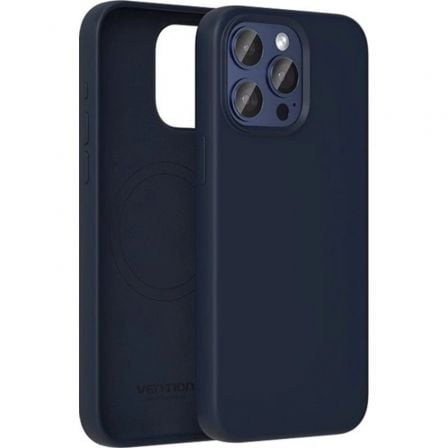 Funda Silicona con Magsafe Vention KUDL0-30/ Compatible con iPhone 13 Pro/ Azul Medianoche_0