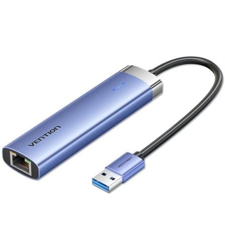 Hub USB 3.0 Vention TGFSB/ 3xUSB/ 1xRJ45/ 1xUSB Tipo-C PD_0