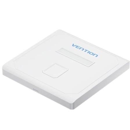 Placa de Pared Keystock Vention IFDW0/ 1 Puertos RJ45_0