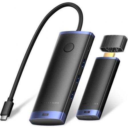 Adaptador/Transmisor de vídeo inalámbrico USB Tipo-C 3.2 - HDMI Vention TPVBB/ 60W_0