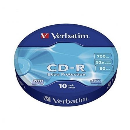 CD-R Verbatim Datalife 52X/ Tarrina-10uds_0