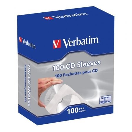 Fundas CD-R Verbatim Sleeves/ Caja-100uds_0