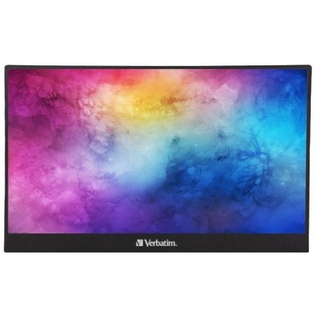 Monitor Portátil Táctil Verbatim PMT-14 / 14' / Full HD / Multimedia / Preto