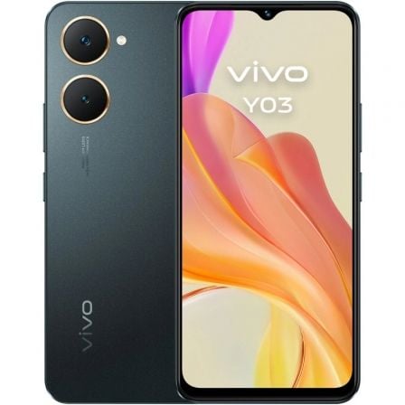 Smartphone Vivo Y03 4GB/ 128GB/ 6.56"/ Negro Espacial_0