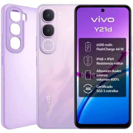 Smartphone Vivo Y21D 6GB/ 256GB/ 6.68"/ Púrpura_0