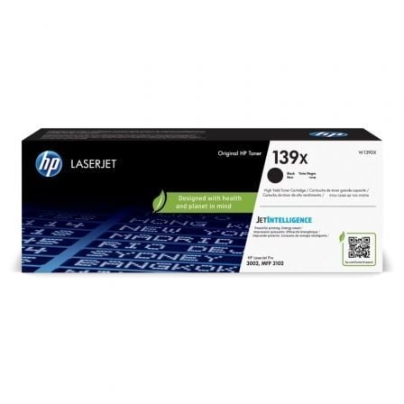 HP LaserJet Cartucho de TÃ³ner Original 139X negro de alta capacidad_0