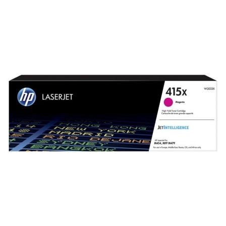 Tóner Original HP nº415X XL Alta Capacidad/ Magenta_0