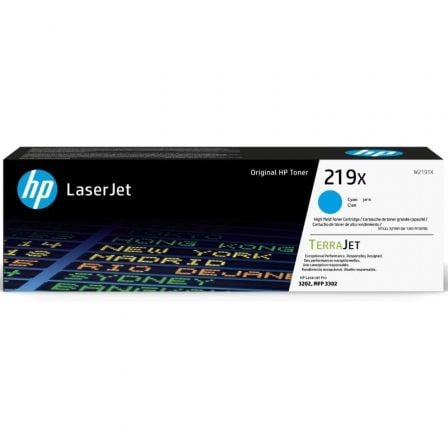 Tóner Original HP nº219X XL Alta Capacidad/ Cian_0