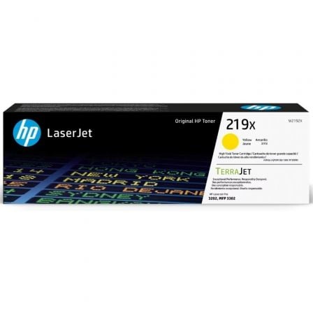 Tóner Original HP nº219X XL Alta Capacidad/ Amarillo_0