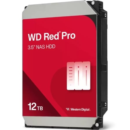 Disco Duro Western Digital WD Red Pro NAS 12TB/ 3.5"/ SATA III/ 512MB_0