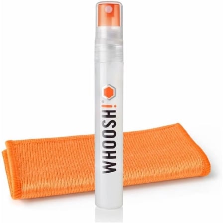 Kit Limpiador de Pantallas de Bolsillo Whoosh Kit Pocket WSH001/ Spray 8ml + Paño Microfibra_0