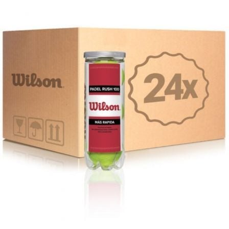 Cajón Bolas Wilson Rush 100/ 24 packs de 3 unidades_0