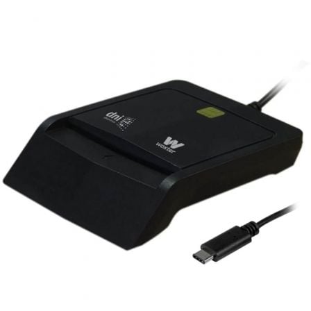 Lector de DNI y Tarjetas Woxter PE26-200/ Negro/ USB 2.0_0