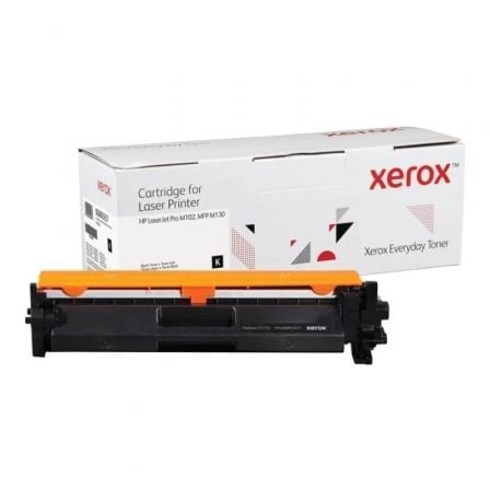 Tóner compatible Xerox 006R03637 compatible con HP CF217A/ 1600 páginas/ Negro_0