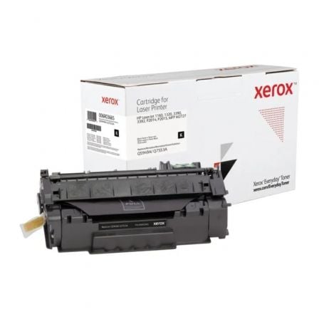 Tóner compatible Xerox 006R03665 compatible con HP Q5949A/Q7553A/ 3000 páginas/ Negro_0