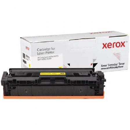 Tóner compatible Xerox 006R04186 compatible con HP W2032A/ 2100 páginas/ Amarillo_0