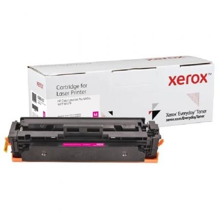 Tóner compatible Xerox 006R04187 compatible con HP W2033A/ 2100 páginas/ Magenta_0