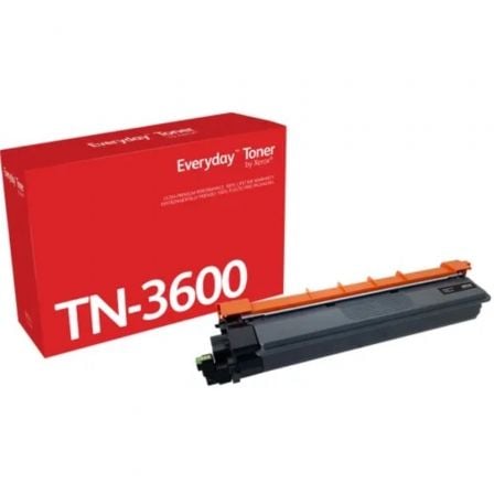 Tóner compatible Xerox 006R04866 compatible con Brother TN3600/ Negro_0