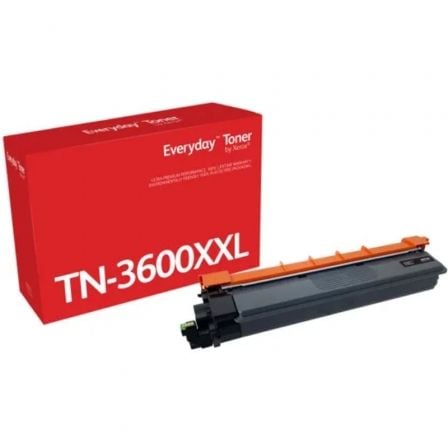 Tóner compatible Xerox 006R04868 compatible con Brother TN3600XXL Alta Capacidad/ Negro_0